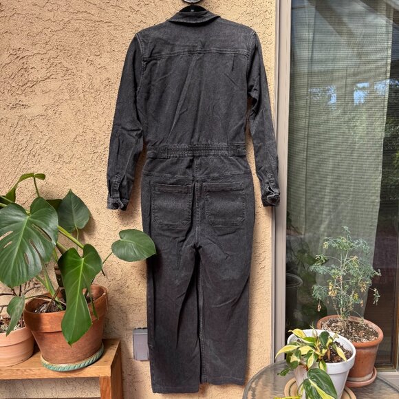 Wildfang Long Sleeve Coverall - The Essential Denim High Waisted - Picture 3 of 7